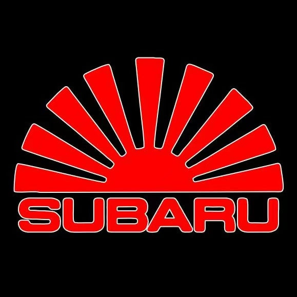 SUBARU ORIGINAL LOGO PROJECROTR LIGHTS (quantity 1 = 1 sets/2 door lights) Nr.7