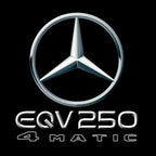 MERCEDES BENZ EQV 250 LOGO PROJECTOT LIGHTS  (quantity 1 = 1 sets/2 door lights)Nr.03f018