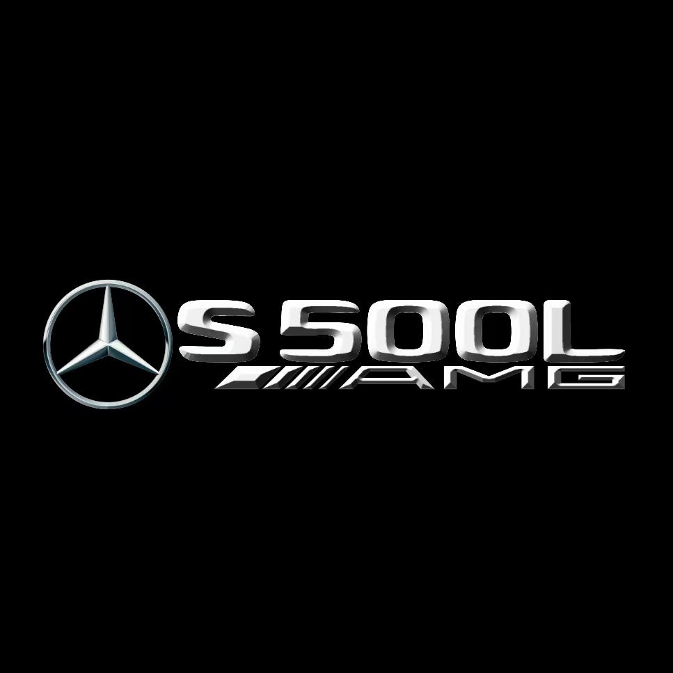 MERCEDES BENZ S 500L LOGO PROJECTOR LIGHTS  (quantity 1 = 1 sets/2 door lights)Nr.03f040