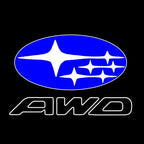 SUBARU AWD LOGO PROJECROTR LIGHTS (quantity 1 = 1 sets/2 door lights) Nr.03A59