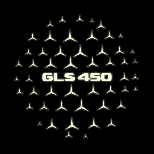 MERCEDES BENZ GLS 450 LOGO PROJECTOR LIGHTS  (quantity 1 = 1 sets/2 door lights)Nr.03f039
