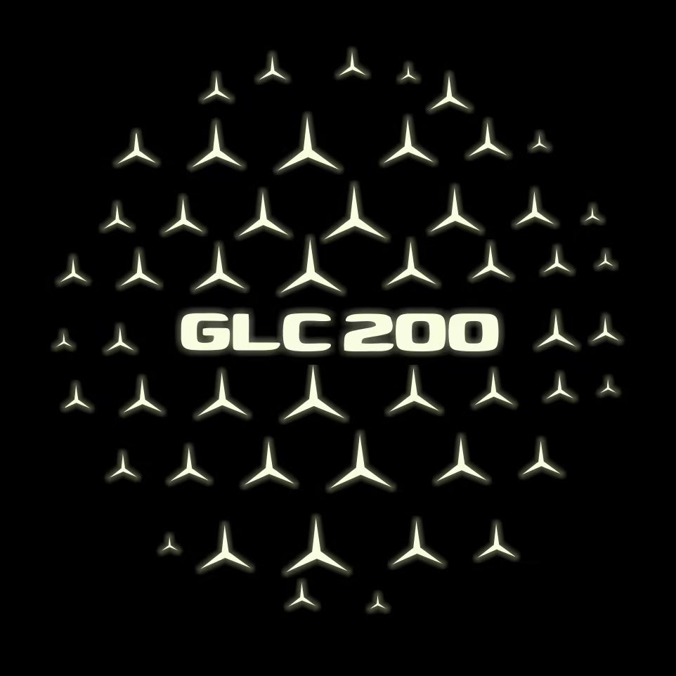 MERCEDES BENZ GLC 200 LOGO PROJECTOR LIGHTS  (quantity 1 = 1 sets/2 door lights)Nr.03f037