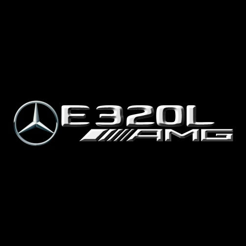 MERCEDES BENZ E 320L AMG LOGO PROJECTOT LIGHTS  (quantity 1 = 1 sets/2 door lights)Nr.03f036
