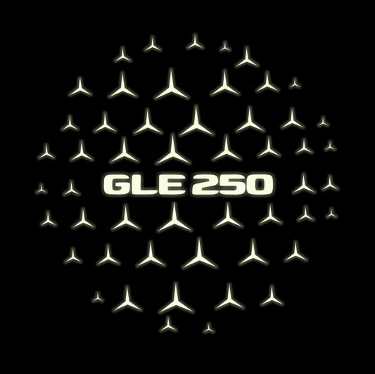 MERCEDES BENZ GLE 250 LOGO PROJECTOR LIGHTS  (quantity 1 = 1 sets/2 door lights)Nr.03f043