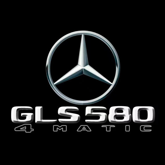 MERCEDES BENZ GLS 580 LOGO PROJECTOR LIGHTS  (quantity 1 = 1 sets/2 door lights)Nr.03f044