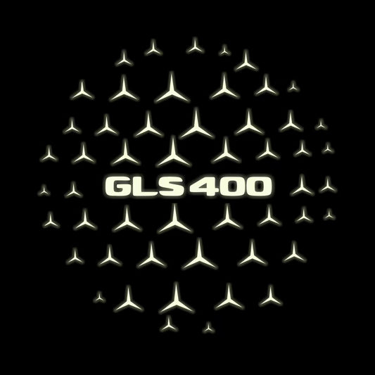 MERCEDES BENZ GLS 400 LOGO PROJECTOR LIGHTS  (quantity 1 = 1 sets/2 door lights)Nr.03f036