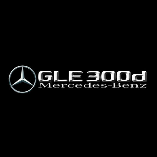 MERCEDES BENZ GLE 300d LOGO PROJECTOR LIGHTS  (quantity 1 = 1 sets/2 door lights)Nr.03f046