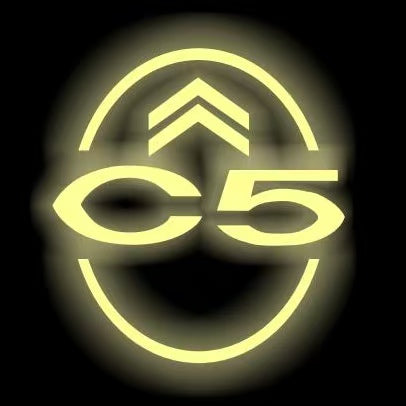 CITROËN C5   LOGO PROJECTOT LIGHTS (quantity 1 = 1 sets/2 door lights) Nr.6024q0t0155