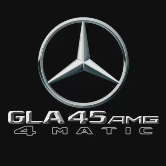 MERCEDES BENZ GLA45 AMG LOGO PROJECTOR LIGHTS  (quantity 1 = 1 sets/2 door lights)Nr.03f08