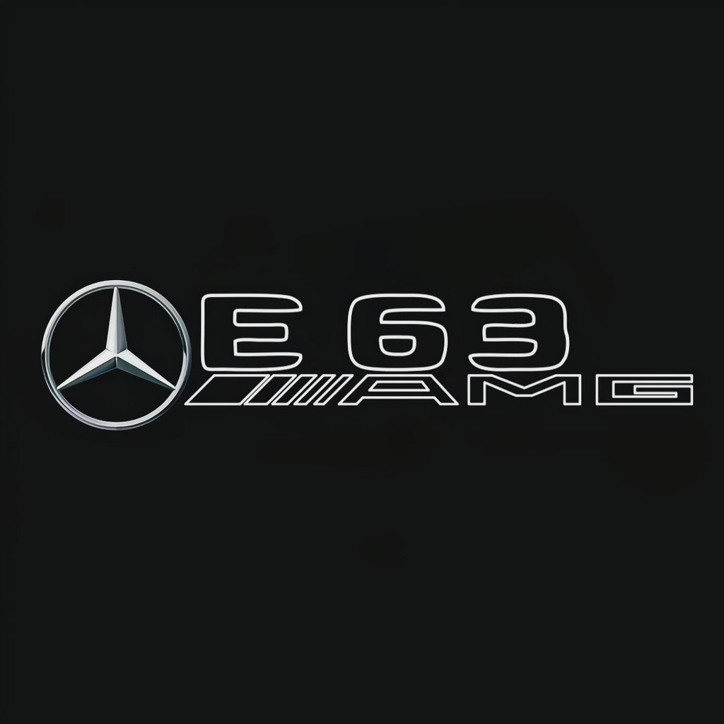 MERCEDES BENZ E63 AMG LOGO PROJECTOT LIGHTS  (quantity 1 = 1 sets/2 door lights)Nr.03f010