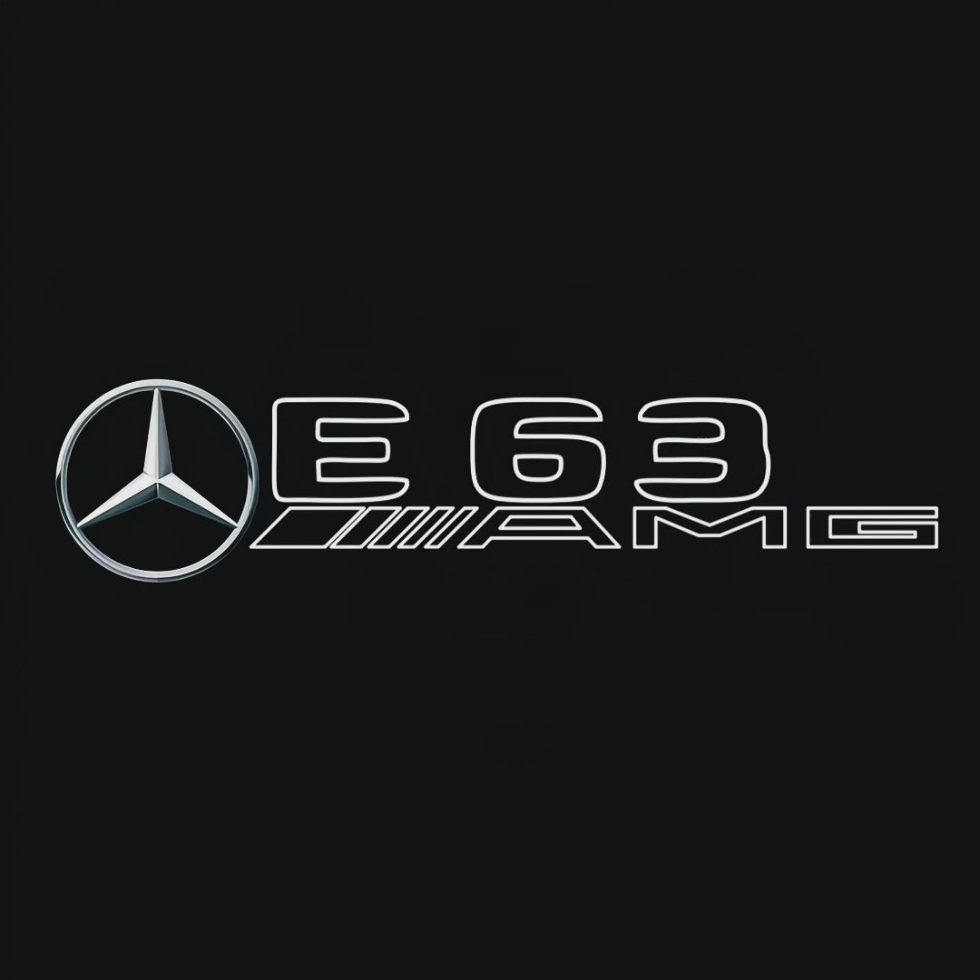 MERCEDES BENZ E63 AMG LOGO PROJECTOT LIGHTS  (quantity 1 = 1 sets/2 door lights)Nr.03f010