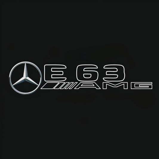 MERCEDES BENZ E63 AMG LOGO PROJECTOT LIGHTS  (quantity 1 = 1 sets/2 door lights)Nr.03f010