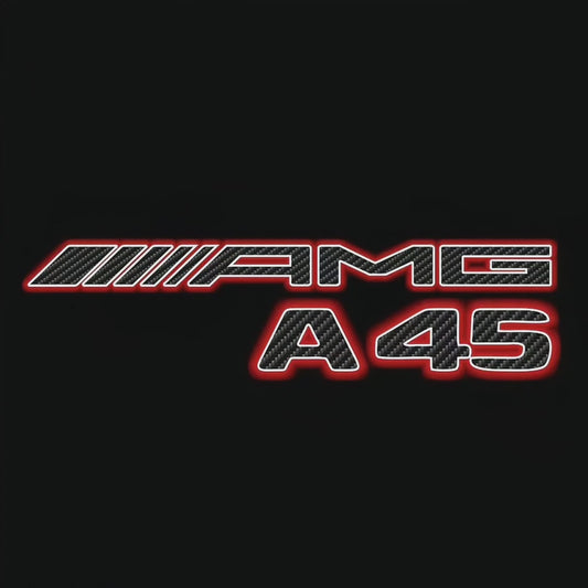 MERCEDES BENZ A45 AMG   LOGO PROJECTOR LIGHTS  (quantity 1 = 1 sets/2 door lights)Nr.03f017