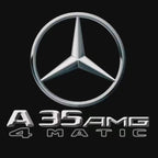 MERCEDES BENZ A35 AMG  LOGO PROJECTOR LIGHTS  (quantity 1 = 1 sets/2 door lights)Nr.03f025