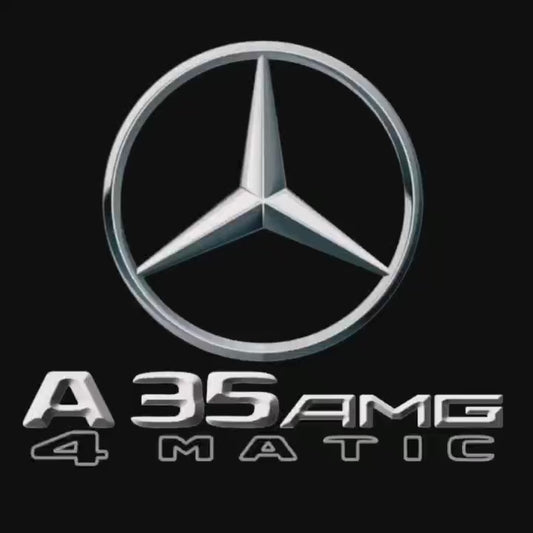 MERCEDES BENZ A35 AMG  LOGO PROJECTOR LIGHTS  (quantity 1 = 1 sets/2 door lights)Nr.03f025