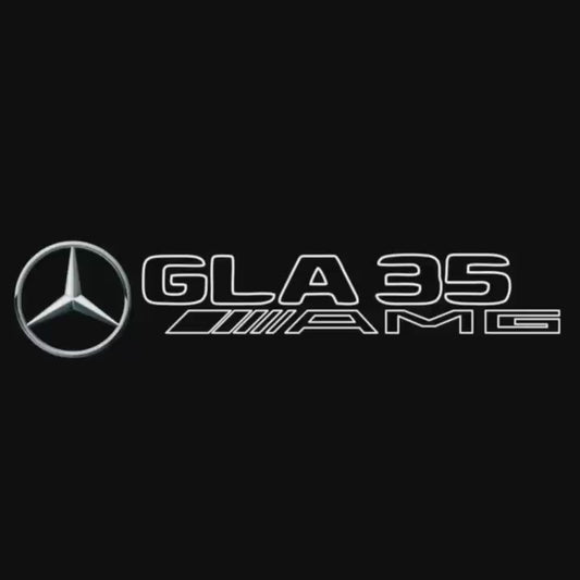 MERCEDES BENZ GLA35 AMG LOGO PROJECTOR LIGHTS  (quantity 1 = 1 sets/2 door lights)Nr.03f05