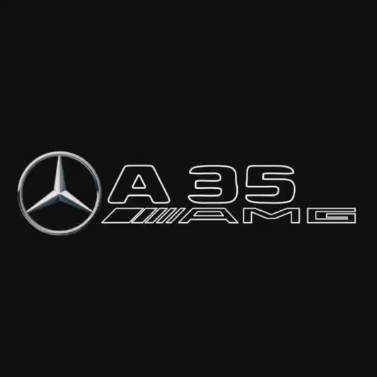 MERCEDES BENZ A35 AMG  LOGO PROJECTOR LIGHTS  (quantity 1 = 1 sets/2 door lights)Nr.03f022