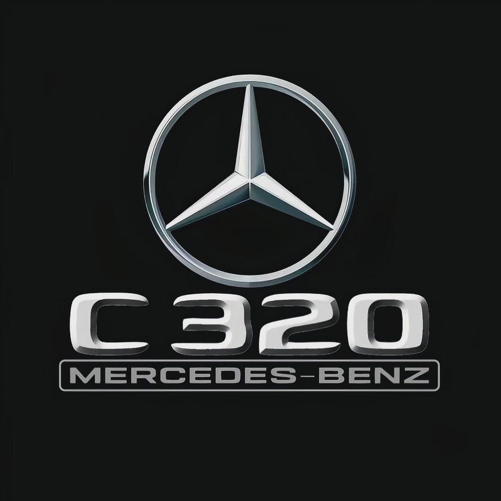 MERCEDES BENZ  C 320 LOGO PROJECTOT LIGHTS  (quantity 1 = 1 sets/2 door lights)Nr.03f037
