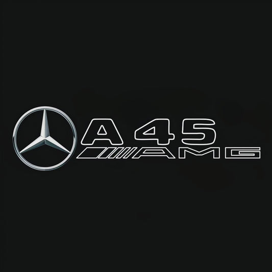 MERCEDES BENZ A45 AMG LOGO PROJECTOR LIGHTS  (quantity 1 = 1 sets/2 door lights)Nr.03f019