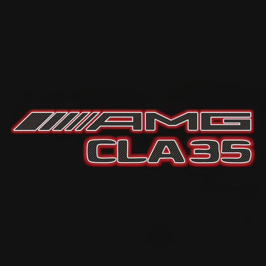 MERCEDES BENZ CLA 35 AMG  LOGO PROJECTOT LIGHTS  (quantity 1 = 1 sets/2 door lights)Nr.03f06