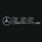 MERCEDES BENZ E55 AMG LOGO PROJECTOT LIGHTS  (quantity 1 = 1 sets/2 door lights)Nr.03f04