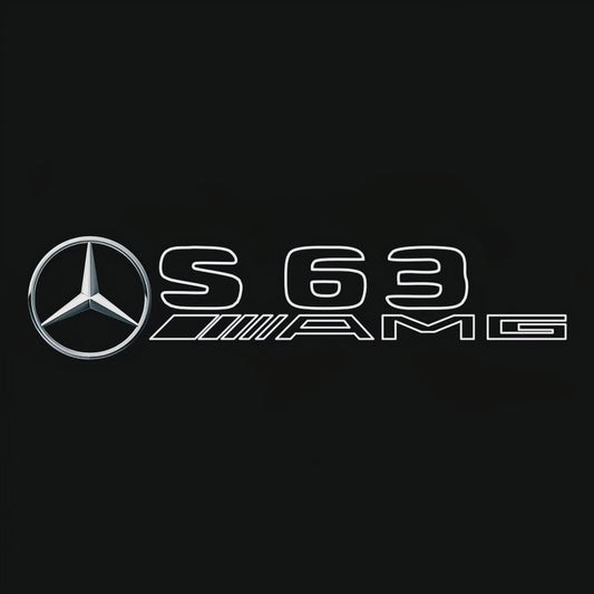 MERCEDES BENZ S 63 AMG LOGO PROJECTOR LIGHTS  (quantity 1 = 1 sets/2 door lights)Nr.03f010