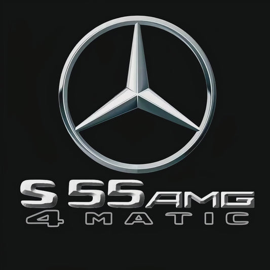 MERCEDES BENZ S 55 AMG LOGO PROJECTOR LIGHTS  (quantity 1 = 1 sets/2 door lights)Nr.03f04