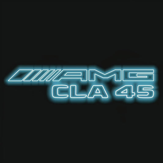 MERCEDES BENZ CLA 45 AMG   LOGO PROJECTOT LIGHTS  (quantity 1 = 1 sets/2 door lights)Nr.03f08