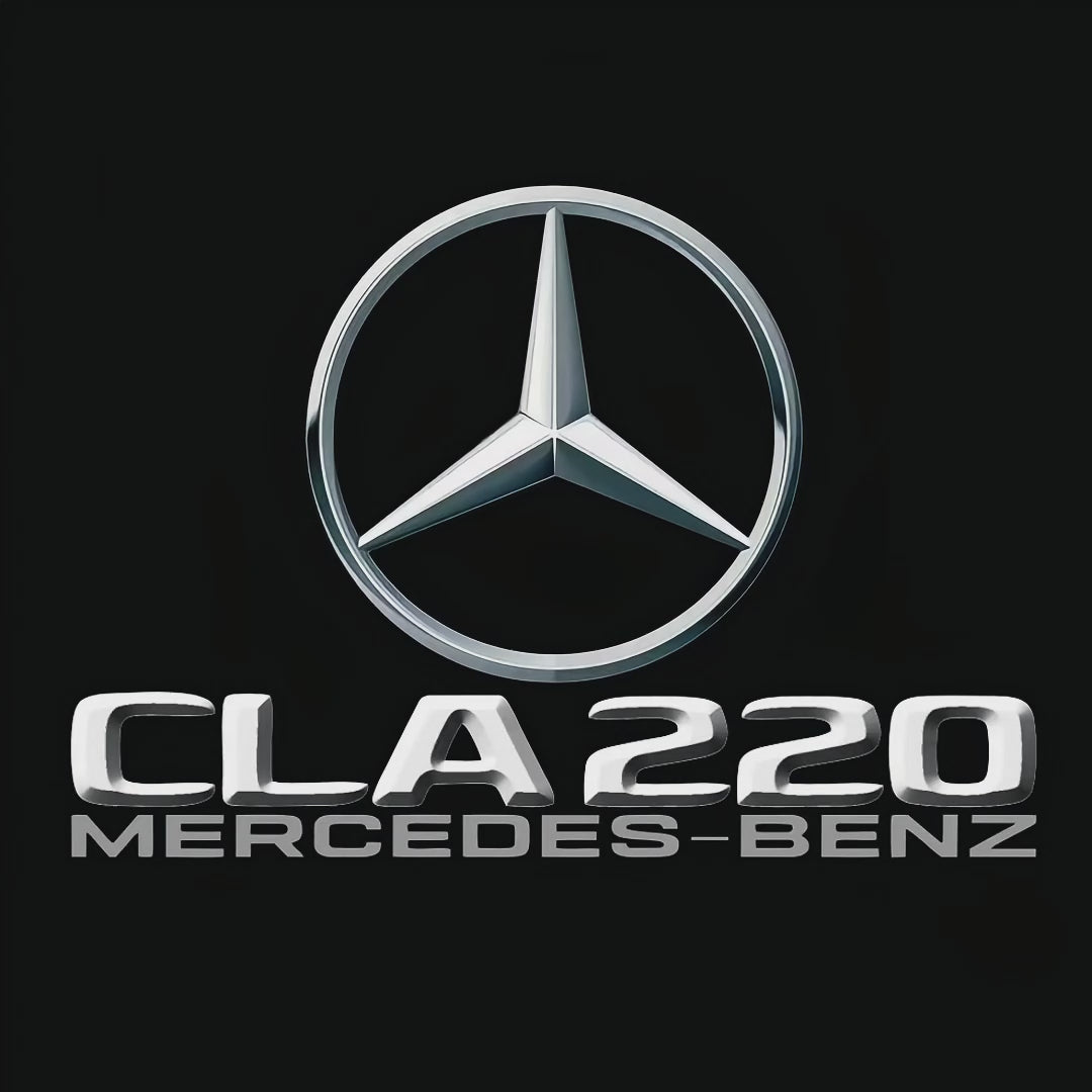 MERCEDES BENZ CLA 220  LOGO PROJECTOT LIGHTS  (quantity 1 = 1 sets/2 door lights)Nr.03f019