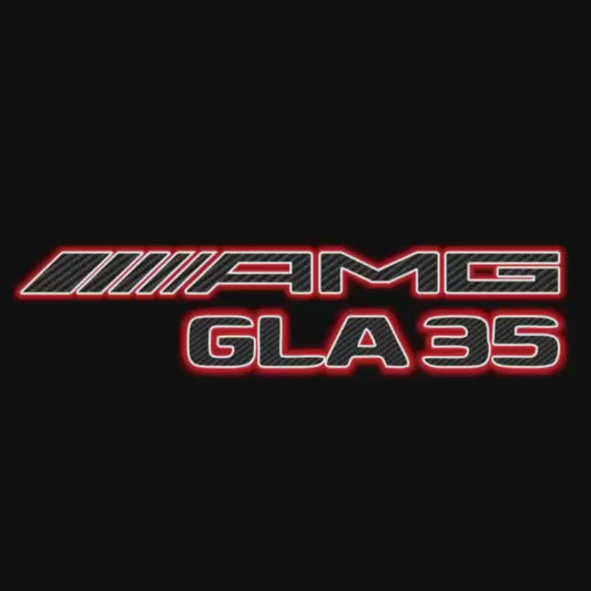 MERCEDES BENZ GLA35 AMG LOGO PROJECTOR LIGHTS  (quantity 1 = 1 sets/2 door lights)Nr.03f06