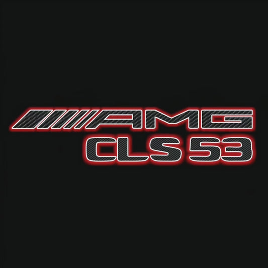 MERCEDES BENZ  CLS 53 AMG LOGO PROJECTOT LIGHTS  (quantity 1 = 1 sets/2 door lights)Nr.03f06