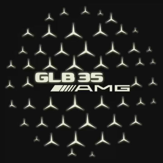 MERCEDES BENZ GLB 35 AMG LOGO PROJECTOR LIGHTS  (quantity 1 = 1 sets/2 door lights)Nr.03f025