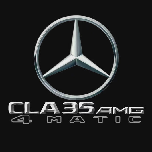MERCEDES BENZ CLA 35 AMG   LOGO PROJECTOT LIGHTS  (quantity 1 = 1 sets/2 door lights)Nr.03f07