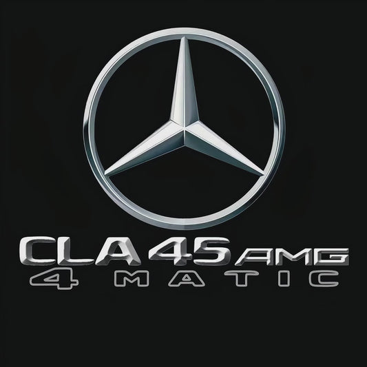 MERCEDES BENZ CLA 45 AMG   LOGO PROJECTOT LIGHTS  (quantity 1 = 1 sets/2 door lights)Nr.03f09