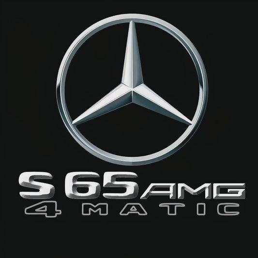 MERCEDES BENZ S 65 AMG LOGO PROJECTOR LIGHTS  (quantity 1 = 1 sets/2 door lights)Nr.03f013