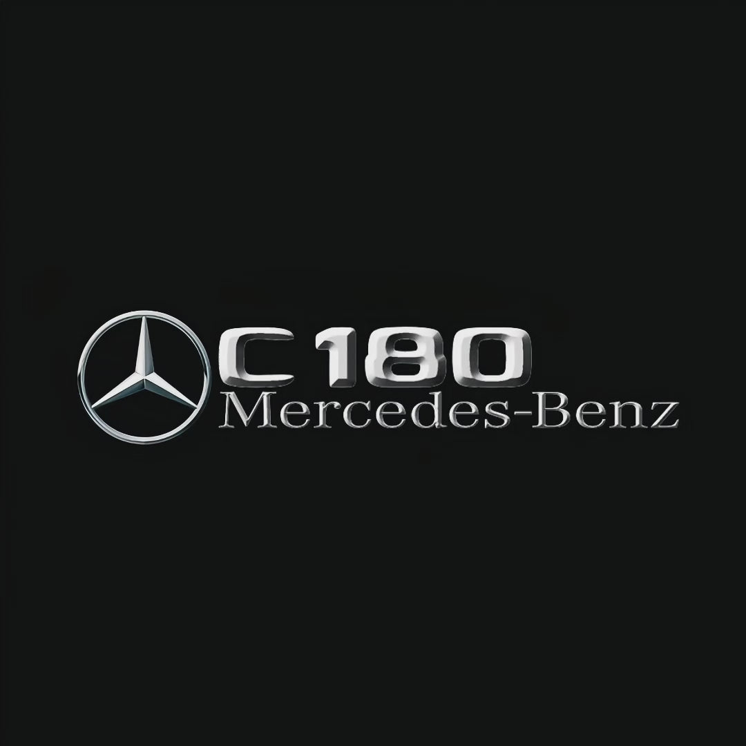 MERCEDES BENZ  C 180 AMG LOGO PROJECTOT LIGHTS  (quantity 1 = 1 sets/2 door lights)Nr.03f018