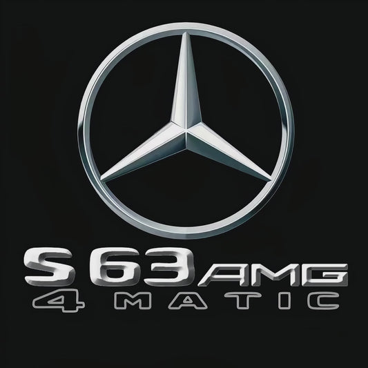 MERCEDES BENZ S 63 AMG LOGO PROJECTOR LIGHTS  (quantity 1 = 1 sets/2 door lights)Nr.03f09
