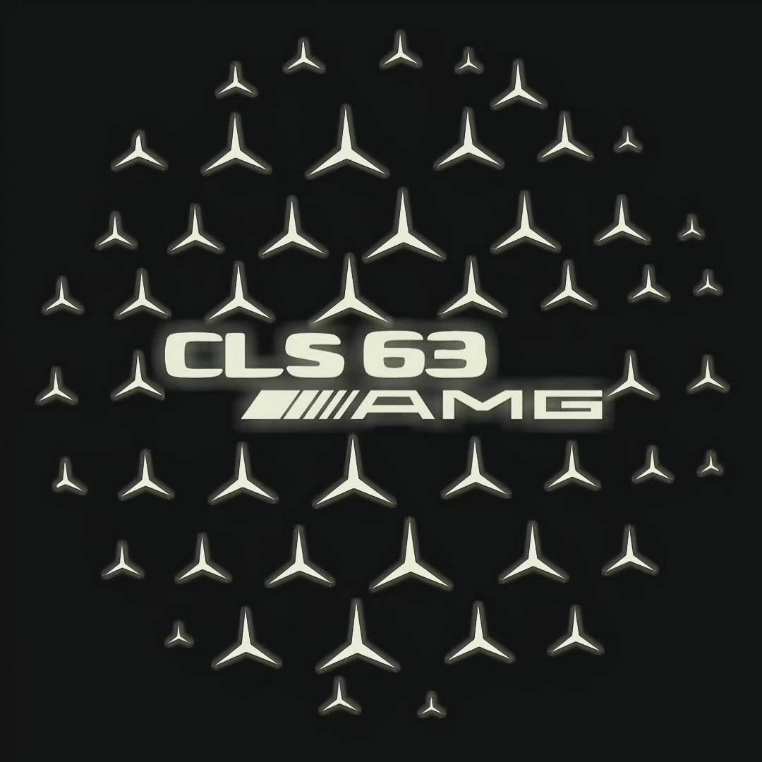 MERCEDES BENZ  CLS 63 AMG  LOGO PROJECTOT LIGHTS  (quantity 1 = 1 sets/2 door lights)Nr.03f016
