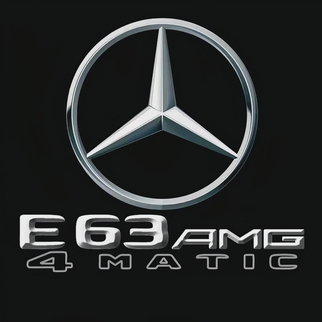 MERCEDES BENZ E63 AMG LOGO PROJECTOT LIGHTS  (quantity 1 = 1 sets/2 door lights)Nr.03f09