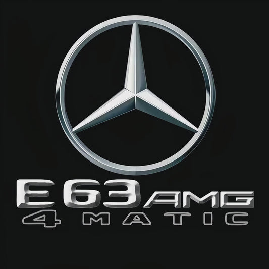 MERCEDES BENZ E63 AMG LOGO PROJECTOT LIGHTS  (quantity 1 = 1 sets/2 door lights)Nr.03f09