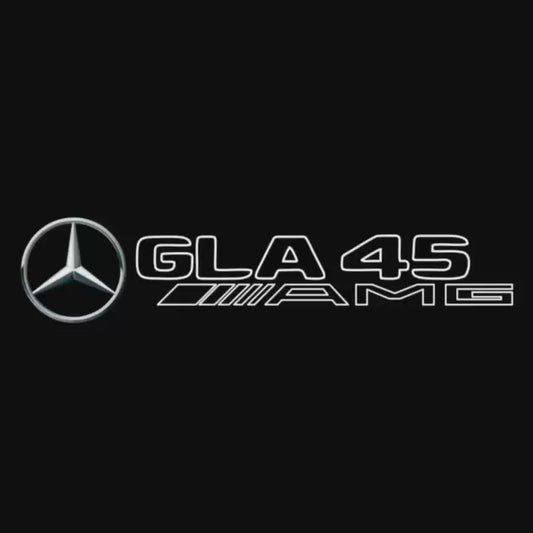 MERCEDES BENZ GLA45 AMG LOGO PROJECTOR LIGHTS  (quantity 1 = 1 sets/2 door lights)Nr.03f09