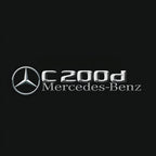 MERCEDES BENZ  C 200d AMG LOGO PROJECTOT LIGHTS  (quantity 1 = 1 sets/2 door lights)Nr.03f023