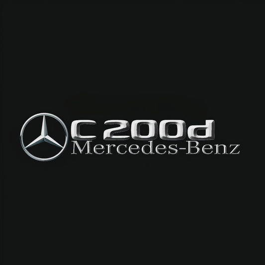 MERCEDES BENZ  C 200d AMG LOGO PROJECTOT LIGHTS  (quantity 1 = 1 sets/2 door lights)Nr.03f023