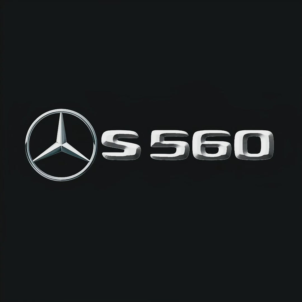 MERCEDES BENZ S 560 LOGO PROJECTOR LIGHTS  (quantity 1 = 1 sets/2 door lights)Nr.03f043