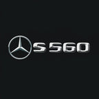 MERCEDES BENZ S 560 LOGO PROJECTOR LIGHTS  (quantity 1 = 1 sets/2 door lights)Nr.03f043