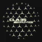 MERCEDES BENZ CLA 35 AMG   LOGO PROJECTOT LIGHTS  (quantity 1 = 1 sets/2 door lights)Nr.03f05