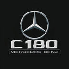 MERCEDES BENZ C 180 LOGO PROJECTOT LIGHTS  (quantity 1 = 1 sets/2 door lights)Nr.03f019