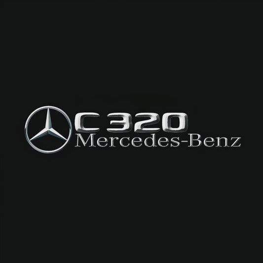 MERCEDES BENZ  C 320 AMG LOGO PROJECTOT LIGHTS  (quantity 1 = 1 sets/2 door lights)Nr.03f039