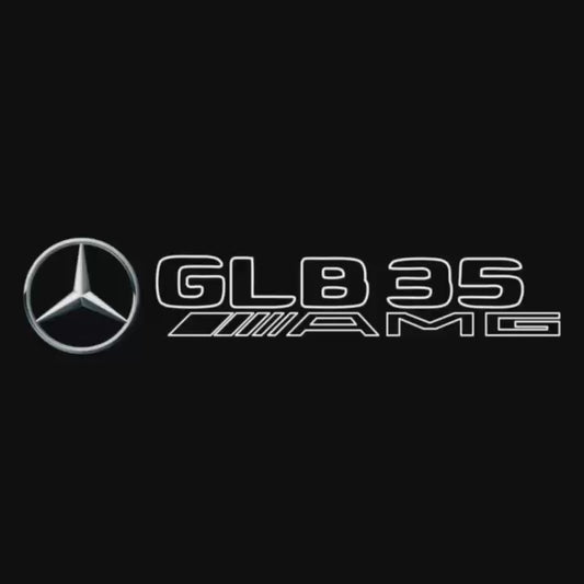 MERCEDES BENZ GLB 35 AMG LOGO PROJECTOR LIGHTS  (quantity 1 = 1 sets/2 door lights)Nr.03f028
