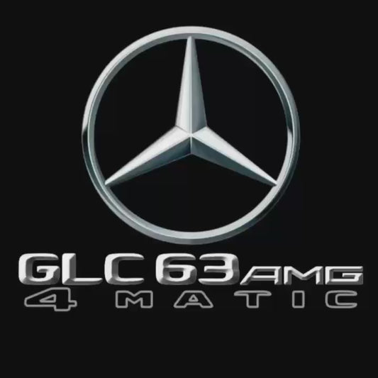 MERCEDES BENZ GLC 63 AMG LOGO PROJECTOR LIGHTS  (quantity 1 = 1 sets/2 door lights)Nr.03f030